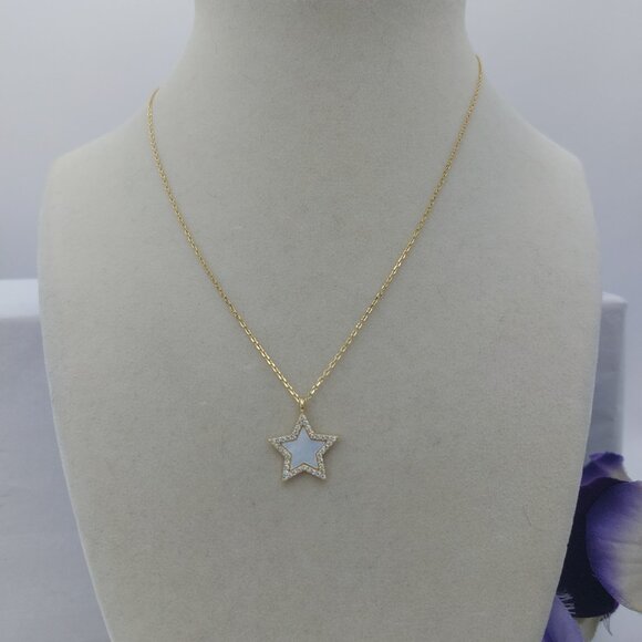 Argento Vivo Jewelry - ARGENTO VIVO Gold Star Pendant 18K Sterling Necklace 16-18'' Length New on Card